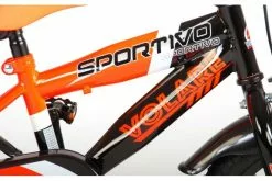 Volare Sportivo Børnecykel - Drenge - 14 Tommer - Neon Orange/Sort - 95% Samlet -Cykler Salgsbutik Volare Sportivo 14 inch 6 W1800