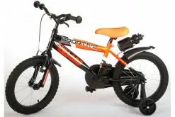 Volare Sportivo Børnecykel - Drenge - 16 Tommer - Neon Orange Sort - 95% Samlet -Cykler Salgsbutik Volare Sportivo 16 inch 16 W1800 gbl8 yn