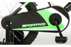 Volare Sportivo Børnecykel - Drenge - 16 Tommer - Neon Grøn Sort - 95% Samlet -Cykler Salgsbutik Volare Sportivo 16 inch 5 W1800
