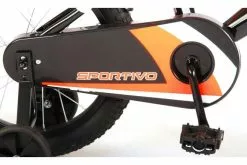 Volare Sportivo Børnecykel - Drenge - 16 Tommer - Neon Orange Sort - 95% Samlet -Cykler Salgsbutik Volare Sportivo 16 inch 6 W1800 81vh a4