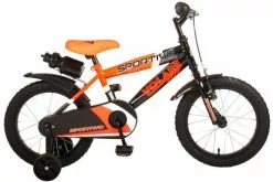 Volare Sportivo Børnecykel - Drenge - 16 Tommer - Neon Orange Sort - 95% Samlet