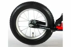 Volare Scooter 12 Tommer Sort Rød -Cykler Salgsbutik Volare Thombike Step 4 W1800