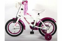 Volare Heart Cruiser Børnecykel - Piger - 12 Tommer - Hvid/Lilla -Cykler Salgsbutik Yipeeh Heart Cruiser 12 inch meisjesfiets 13 W1800