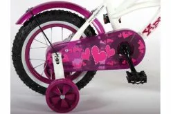 Volare Heart Cruiser Børnecykel - Piger - 12 Tommer - Hvid/Lilla -Cykler Salgsbutik Yipeeh Heart Cruiser 12 inch meisjesfiets 3 W1800